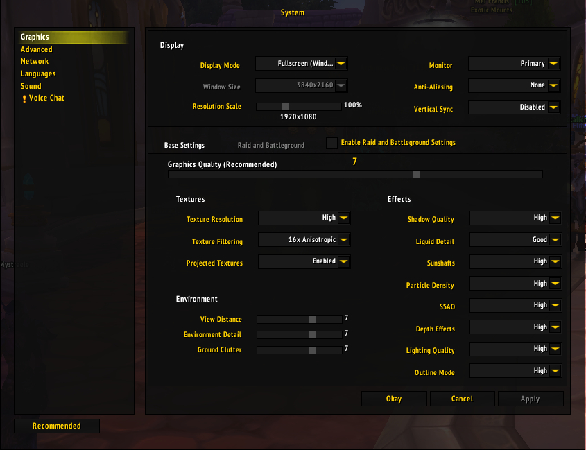 World of Warcraft: Render API Performance Review